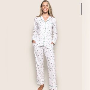 Petite Plume 100% Cotton Apres Ski Pajama Set Size Small